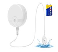 Erdiegle Water Leak Detector, 135dB Water Sensor Alarm Flood Detector for Basements, Bathrooms, Laundry Rooms, Kitchens, Garages, and Attics, 6F22/9V Batteries Included (1 pack)