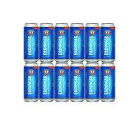 Erdinger Alkoholfrei Alcohol Free Beer 500ml Cans Case of 12 German Wheat Beer 0.5% ABV Non Alcoholic Weissbier Refreshing Low Alcohol Beer Gift Set for Men