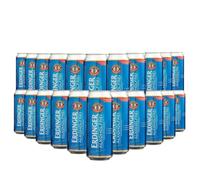 Erdinger Alkoholfrei Wheat Beer - 24 x 500ml Cans | German Alcohol Free Weissbier | 0.5% ABV | Refreshing Non-Alcoholic Wheat Beer Case