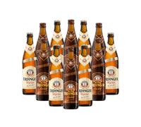 ERDINGER German Wheat Beer Mixed Case - 12 x 500ml Bottles | 6 x Weissbier & 6 x Dunkel (5.3% ABV) | Authentic Bavarian Weizen Selection