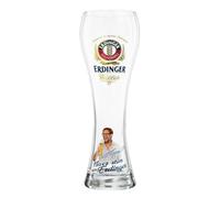Erdinger Klopp “Never Skim an Erdinger” 500ml Beer Glass - Official Branded Weizen Glass