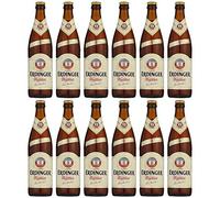 Erdinger Weissbier German Wheat Beer 500ml Bottles Case of 12 Bavarian Weissbier 5.3% ABV Traditional Hefeweizen Craft Beer Alcohol Gift Set for Men Birthday Father’s Day