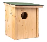 Erdmanns Owl Nesting Box Wood 32mm Bird for Birds the Genus