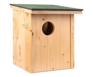 Erdmanns Owl Nesting Box Wood 32mm Bird for Birds the Genus