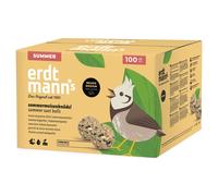 Erdtmanns 100 Summer Birdseed Balls For Wild Birds In Box Without Net