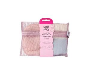 Erease Your Face Reusable Eco Friendly Make Up Removing Cloths/Pads (Multicolor, 4 Pack)