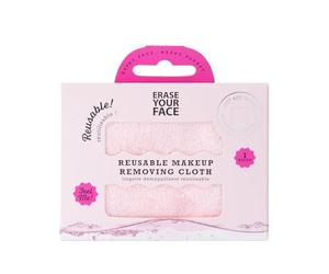 Erease Your Face Reusable Eco Friendly Make Up Removing Cloths/Pads (Pink, 1 pack)