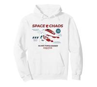 Erector Models Space Chaos Silver Force Raider Pullover Hoodie