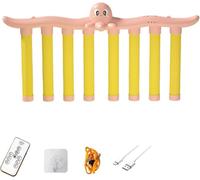 EReflective Falling Rod Game - Remote-Controlled, Three-Speed Modes, Hand-Eye Coordination Trainer, Ideal for Family Parties with Children and Adults。 (Octopus - Pink)