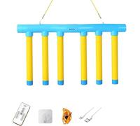 EReflective Falling Rod Game - Remote-Controlled, Three-Speed Modes, Hand-Eye Coordination Trainer, Ideal for Family Parties with Children and Adults。 (Blue)