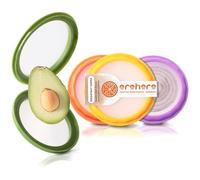 Erehere 4-Piece Airtight Food Storage Containers Set - Avocado Saver, Onion Keeper, Silicone Kitchen Organizers for Fridge, Reusable & Leak-Proof to Lock in Freshness