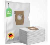 Erenbach 20 vacuum cleaner bags as an alternative for Swirl vacuum cleaner bags M60, M 60, similar to Miele vacuum cleaner bags HyClean Pure TU CO, tear-resistant, incl. 2 filters