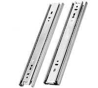 ERERE Full Extension Soft Close Drawer Slides, Push-to-Open Drawer Runner, Ball Bearing Side Mount Rails with Three-Section Thickening Design(24in(600mm))