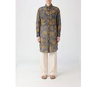 ERES Exotisme Relaxed Fit Tropical Print Cotton Shirt with Long Sleeves - Size: S - female