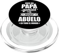 Eres un papá genial y el mejor abuelo en todo el mundo PopSockets PopGrip for MagSafe