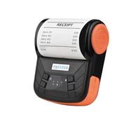 ERETYRET 80mm Portable Receipt Printer Wireless BT Thermal Borcode Mobile Bill ESC/POS Print Command For Small Business Clear Printing