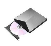 ERETYRET HD 4K USB/type-c Dual Interface 3.0 Aluminium External Blu-ray DVD Burning Full Drive Optical Compact Small