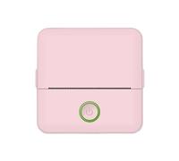 ERETYRET Mini HD Portable Label Thermal Printer Endurance Bluetooth For Student Error Title Note Wrong Pocket Inkless Printing Clear Printing(Pink)