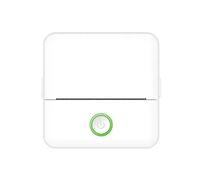 ERETYRET Mini HD Portable Label Thermal Printer Endurance Bluetooth For Student Error Title Note Wrong Pocket Inkless Printing Clear Printing(White)