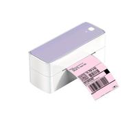 ERETYRET PM 241 BT Shipping Printer Wireless Thermal Label For Small Business Compatible With Phone And Computer Clear Printing(Purple)