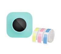 ERETYRET Q30S Label Maker Machine Mini Pocket Bluetooth Thermal Printer DIY Date Sticker Various Paper Clear Printing(Green B)