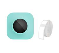 ERETYRET Q30S Label Maker Machine Mini Pocket Bluetooth Thermal Printer DIY Date Sticker Various Paper Clear Printing(Green)