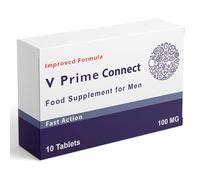 ErexOn - V Prime Connect 10 Tablets | Men's Health Support | 100mg Herbal Supplement for Men | Quick Absorbing Formula | Made in the UK