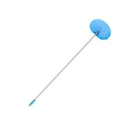 Erextendable Duster Ceiling Duster Removable Fan Blade Cleaner with Telescoping Extension Pole Multifunctional for Cleaning Wall Door Window(Blue 1.45m)