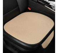 ERFDZY 2-Piece Set Summer Cooling Car Seat Cushion for Porsche Panamera Series, Non-Slip Breathable Mesh Mat with Storage Bag,Cream