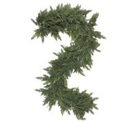 ERFEI 6FT Cedar Garland with 160 Tips Artificial Greenery Christmas Garland Realistic Faux Pine Garland for Fireplace Mantel Stair Table Wall Indoor Outdoor Holiday Decorations (Cypress-1.8m)