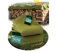 Erfolkerz 8x10ft/2.4x3.0m Canvas Tarpaulin 400g/㎡ Heavy Duty Canvas Tarps