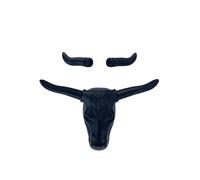 ERfover Roping Calf Head Steer Dummy Practice Kit Two Pair of Detachable Horn
