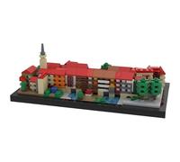 Erfurt, Merchants’ Bridge Building Blocks Set, 1/750 Realistic German Landmark Architecture Model, DIY Construction Kit for Teens & Adults(743PCS)