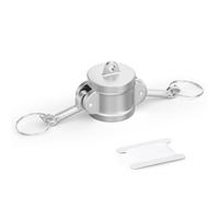 ERGAOBOY 1 Pcs Type DC Camlock Fittings, 1" BSP 304 Stainless Steel Cam and Groove Hose Fitting for Water Fuel Air
