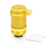 ERGAOBOY 1Pcs Brass Automatic Air Vent Valve, 1" BSP Air Release Valve Bleed Air in Heating System for Solar Water Heater and HVAC System