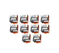 eRgDFS 10 pack T376 compatible with PictureMate PM-525 T3760 E376 Printer ink cartridges