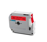 eRgDFS 1PK Compatible with MK231 Tape Label 12mm MK-231 MK131 MK531 MK631 MK731 For PT-80 PT-65(Black on Red)