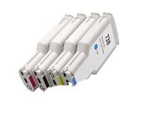 eRgDFS Compatible 738XL Ink Cartridge For 738 676M6A 676M7A 676M8A 498N8A Color Inkjet DesignJet T950 T850 Printers(738-1set)