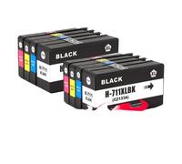 eRgDFS Compatible Ink Cartridge Replacement For 711 711XL Works With DesignJet T520 T120 T530 T130 Inkjet Printer(711XL-Magenta-4pcs)