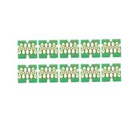 eRgDFS Compatible with Chip Surecolor F2000 F2100 White Ink Cartridge T7251 T7254 T725A T725A00 Printers(10pcs T7253 M)