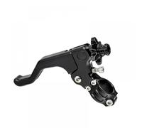 eRgDFS Motorcycle CNC Aluminum Short Stunt Clutch Lever Compatible with Mt03 CBR Motocross Pit Dirt Bike(Black)