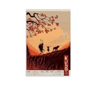 ERGDHbd Search Kubo And The Two Strings Classic Movie Poster Canvas Art Prints Wall Aesthetic Gifts 12x18inch(30x45cm)