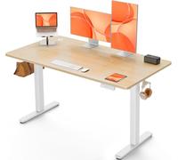 ErGear Electric Standing Desk 120 x 60cm 4 Memory with Splice Board