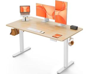 ErGear Electric Standing Desk 120 x 60cm 4 Memory with Splice Board