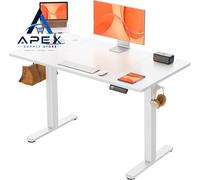 ErGear Electric Standing Desk Height Adjustable 120 x 60cm, 120 x White