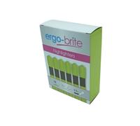 Ergo-Brite Ergonomic Highlighter Pen Yellow (10 Pack)