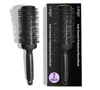 ERGO Ceramic Ionic Round Brush for Blow Out - Salon Quality Hair Brushes for Women - Roller Brush for Blow Drying, Wet and Dry Hair Styling, Volumizing Hair Care - ER53: 2"