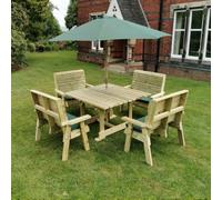 Ergo Garden Patio Dining Set by Churnet Valley - 8 Seat
