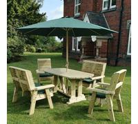 Ergo Garden Patio Dining Set by Croft - 6 Seats