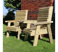 Ergo Garden Tete a Tete by Croft - 2 Seats